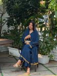 RICH LOOK GEORGETTE FANCY LACE WORK GOWN BOTTOM WITH DUPATTA FESTIVE WEAR WHOLESALE PRICE ETHNIC GARMENT (2)