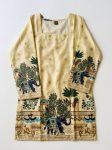 RICH LOOK KALAMKARI PRINT WORK TUNIC TOP DAILY WEAR WHOLESALE PRICE ETHNIC GARMENT (7)