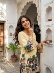 RICH LOOK KALAMKARI PRINT WORK TUNIC TOP DAILY WEAR WHOLESALE PRICE ETHNIC GARMENT (7)