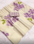 RICH LOOK LINEN TISSUE SILK PRINT WORK SAREE WITH UNSTITCHED BLOUSE PARTY WEAR WHOLESALE PRICE ETHNIC GARMENT (15)