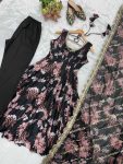 RICH LOOK MUSLIN FLORAL PRINT WORK GOWN BOTTOM WITH DUPATTA SEASONABLE WEAR WHOLESALE PRICE ETHNIC GARMENT (4)