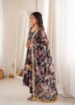 RICH LOOK MUSLIN FLORAL PRINT WORK GOWN BOTTOM WITH DUPATTA SEASONABLE WEAR WHOLESALE PRICE ETHNIC GARMENT (4)