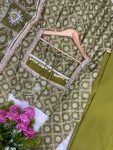 RICH LOOK MUSLIN PRINTED WITH MIRROR LACE WORK GOWN BOTTOM WITH DUPATTA FESTIVE WEAR WHOLESALE PRICE ETHNIC GARMENT (14)
