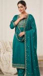 RICH LOOK RAYON EMBROIDERY WORK TOP BOTTOM WITH DUPATTA RAMA