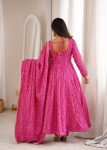 RICH LOOK RAYON MIRROR EMBROIDERY WORK GOWN BOTTOM WITH DUPATTA FESTIVE WEAR WHOLESALE PRICE ETHNIC GARMENT (3)