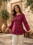 RICH LOOK RAYON PRINTED WORK TOP DAILY WEAR WHOLESALE PRICE ETHNIC GARMENT (12)