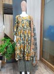 RICH LOOK RAYON SLUB PRINTED WORK TOP BOTTOM WITH DUPATTA MULTI