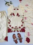 RICH LOOK ROMAN GLASS EMBROIDERY SEQUENCE AND MULTI WORK TOP PALAZZO WITH DUPATTA FESTIVE WEAR WHOLESALE PRICE ETHNIC GARMENT (4)