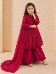RICH LOOK ROMAN SILK EMBROIDERY WORK GOWN BOTTOM WITH DUPATTA RANI