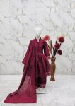 RICH LOOK ROMAN SILK EMBROIDERY WORK GOWN BOTTOM WITH DUPATTA PARTY WEAR WHOLESALE PRICE ETHNIC GARMENT (5)
