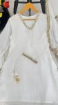 RICH LOOK SATIN SILK HAND MADE REAL MIRROR PEARL MOTI LACE WORK TOP PATIYALA WITH DUPATTA FESTIVE WEAR WHOLESALE PRICE ETHNIC GARMENT (4)