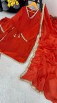 RICH LOOK SATIN SILK HAND MADE REAL MIRROR PEARL MOTI LACE WORK TOP PATIYALA WITH DUPATTA FESTIVE WEAR WHOLESALE PRICE ETHNIC GARMENT (31)