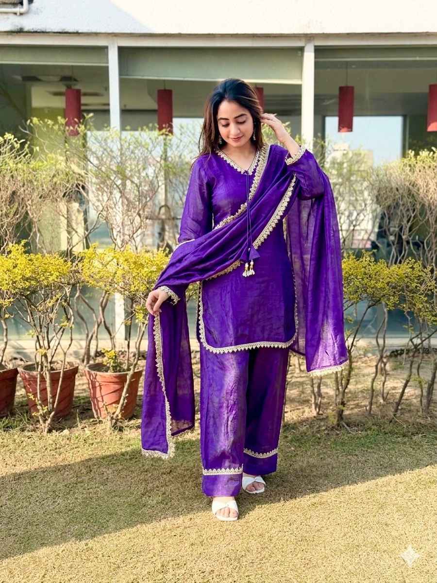 RICH LOOK SATIN SILK HAND MADE REAL MIRROR PEARL MOTI LACE WORK TOP PATIYALA WITH DUPATTA FESTIVE WEAR WHOLESALE PRICE ETHNIC GARMENT (39)