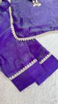 RICH LOOK SATIN SILK HAND MADE REAL MIRROR PEARL MOTI LACE WORK TOP PATIYALA WITH DUPATTA FESTIVE WEAR WHOLESALE PRICE ETHNIC GARMENT (42)