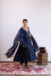 RICH LOOK VICHITRA SILK BEADS WORK GOWN BOTTOM WITH DUPATTA FESTIVE WEAR WHOLESALE PRICE ETHNIC GARMENT (2)