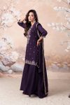RICH LOOK VICHITRA SILK EMBROIDERY SEQUENCE COADING WORK TOP PALAZZO WITH DUPATTA FESTIVE WEAR WHOLESALE PRICE ETHNIC GARMENT (17)