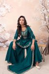 RICH LOOK VICHITRA SILK EMBROIDERY SEQUENCE COADING WORK TOP PALAZZO WITH DUPATTA FESTIVE WEAR WHOLESALE PRICE ETHNIC GARMENT (18)
