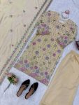 RICH LOOK VICHITRA SILK THREAD WITH SEQUENCE WORK TOP PALAZZO WITH DUPATTA WEDDING WEAR WHOLESALE PRICE ETHNIC GARMENT (15)