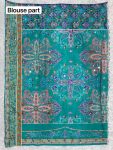 ROYAL LOOK CHINON DIGITAL PRINT WITH MIRROR HANDWORK SAREE WITH UNSTITCHED BLOUSE RECEPTION WEAR WHOLESALE PRICE ETHNIC GARMENT (2)