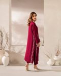 TRENDING CHANDERI COTTON EMBROIDERY SEQUENCE WORK TOP BOTTOM WITH DUPATTA FESTIVE WEAR WHOLESALE PRICE ETHNIC GARMENT (4)