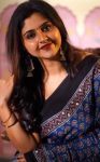 TRENDING CHINON AJRAK DIGITAL PRINT WITH REAL MIRROR WORK WITH KODI LACE BORDER WORK SAREE WITH UNSTITCHED BLOUSE FESTIVE WEAR WHOLESALE PRICE ETHNIC GARMENT (2)