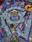 TRENDING CHINON SILK DIGITAL PRINTED WITH BEAUTIFUL MIRROR HANDWORK SAREE WITH STITCHED BLOUSE PARTY WEAR WHOLESALE PRICE ETHNIC GARMENT (8)