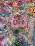 TRENDING CHINON SILK DIGITAL PRINTED WITH BEAUTIFUL MIRROR HANDWORK SAREE WITH STITCHED BLOUSE PARTY WEAR WHOLESALE PRICE ETHNIC GARMENT (4)