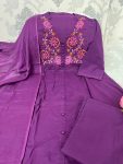 TRENDING COTTON EMBROIDERY WORK TOP BOTTOM WITH DUPATTA FESTIVE WEAR WHOLESALE PRICE ETHNIC GARMENT (4)