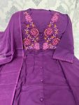 TRENDING COTTON EMBROIDERY WORK TOP BOTTOM WITH DUPATTA FESTIVE WEAR WHOLESALE PRICE ETHNIC GARMENT (4)