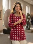 TRENDING COTTON PRINTED WORK TOP OFFICE WEAR WHOLESALE PRICE ETHNIC GARMENT (7)