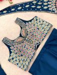 TRENDING CREPE SILK EMBROIDEY SEQUENCE MULTI THREAD WORK READY TO WEAR SAREE CASUAL WEAR WHOLESALE PRICE ETHNIC GARMENT (19)