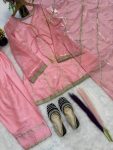 TRENDING GMY SILK READYMADE FANCY LACE WORK TOP PATIYALA WITH DUPATTA FESTIVE WEAR WHOLESALE PRICE ETHNIC GARMENT (2)