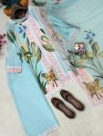 TRENDING MAGIC COTTON DIGITAL PRINT WORK TOP BOTTOM WITH DUPATTA FESTIVE WEAR WHOLESALE PRICE ETHNIC GARMENT (2)