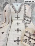 TRENDING MORGAN SILK DIGITAL PRINT WORK TOP BOTTOM WITH DUPATTA FESTIVE WEAR WHOLESALE PRICE ETHNIC GARMENT (2)