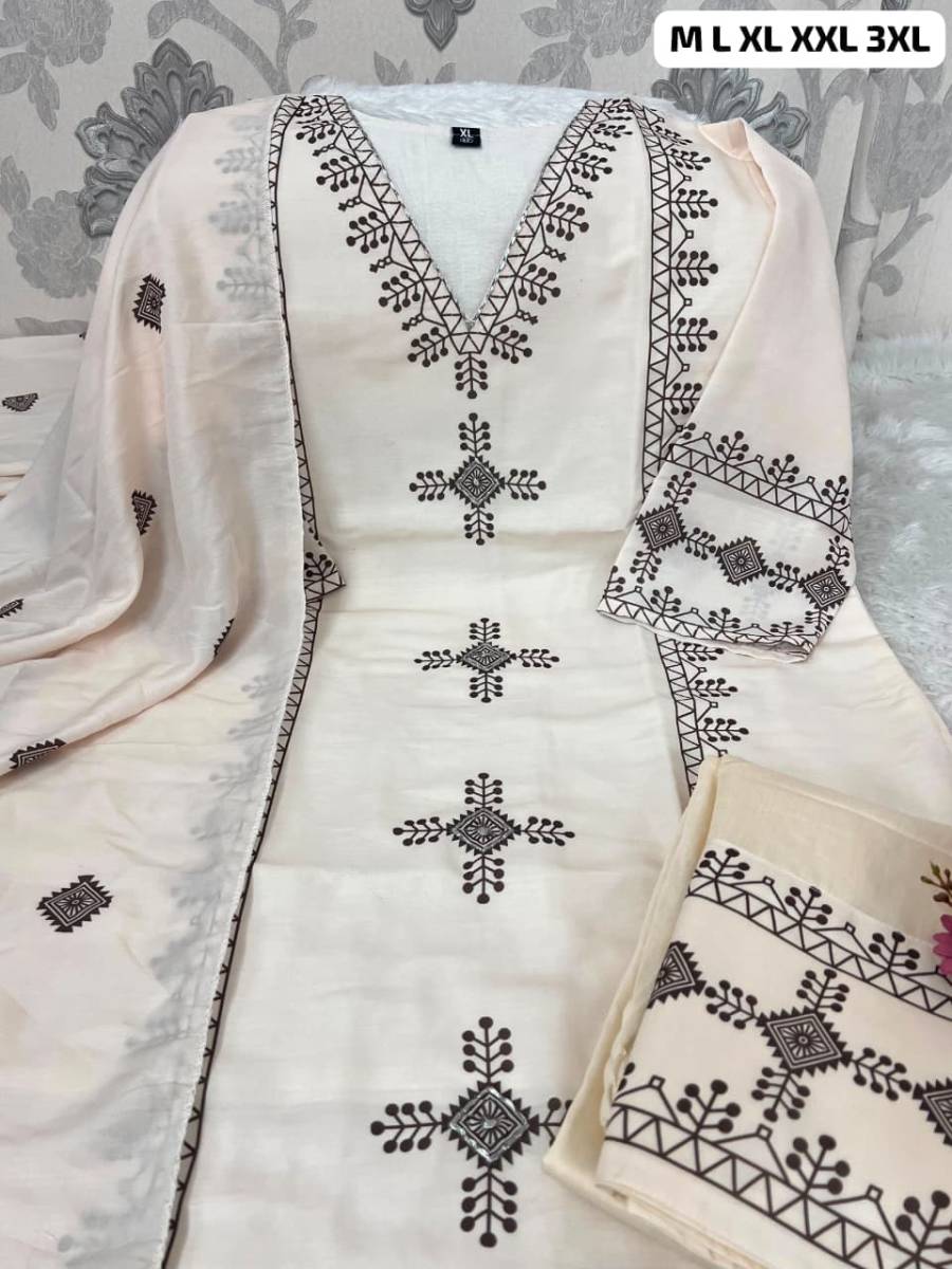 TRENDING MORGAN SILK DIGITAL PRINT WORK TOP BOTTOM WITH DUPATTA FESTIVE WEAR WHOLESALE PRICE ETHNIC GARMENT (1)
