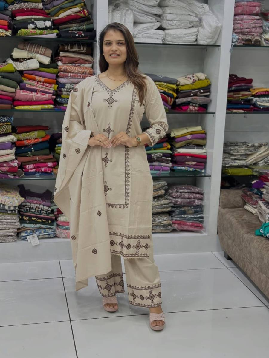 TRENDING MORGAN SILK DIGITAL PRINT WORK TOP BOTTOM WITH DUPATTA FESTIVE WEAR WHOLESALE PRICE ETHNIC GARMENT (3)