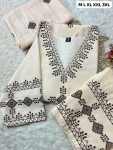 TRENDING MORGAN SILK DIGITAL PRINT WORK TOP BOTTOM WITH DUPATTA FESTIVE WEAR WHOLESALE PRICE ETHNIC GARMENT (2)