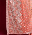 TRENDING PADDING GEORGETTE SEQUENCE EMBROIDERY WORK SAREE WITH UNSTITCHED BLOUSE WEDDING WEAR WHOLESALE PRICE ETHNIC GARMENT (4)