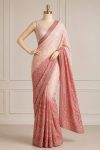 TRENDING PADDING GEORGETTE SEQUENCE EMBROIDERY WORK SAREE WITH UNSTITCHED BLOUSE WEDDING WEAR WHOLESALE PRICE ETHNIC GARMENT (4)
