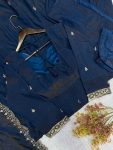 TRENDING VICHITRA BEADS SEQUENCE EMBROIDERY WORK GOWN BOTTOM WITH DUPATTA WEDDING WEAR WHOLESALE PRICE ETHNIC GARMENT (4)
