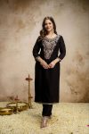 TRENDING VICHITRA SILK SEQUENCE CODING EMBROIDERY WORK TOP BOTTOM WITH DUPATTA FESTIVE WEAR WHOLESALE PRICE ETHNIC GARMENT (7)