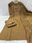 TRENDING VISCOSE MANGO SILK MULTI EMBROIDERY & REAL MIRROR WITH HAND WORK TOP BOTTOM WITH DUPATTA DAILY WEAR WHOLESALE PRICE ETHNIC GARMENT (9)