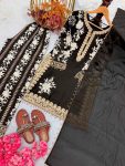 13MODERN STAR GEORGETTE EMBROIDERY SEQUENCE WORK TOP PALAZZO WITH DUPATTA FESTIVE WEAR WHOLESALE PRICE ETHNIC GARMENT (21)