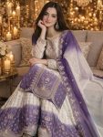 16DESIGNER GEORGETTE EMBROIDERY THREAD WORK TOP PALAZZO WITH DUPATTA FESTIVE WEAR WHOLESALE PRICE ETHNIC GARMENT (12)