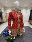 18MODERN SHIMMER EMBROIDERY THREAD & SEQUENCE WORK LEHENGA CHOLI WITH DUPATTA PARTY WEAR WHOLESALE PRICE ETHNIC GARMENT (11)