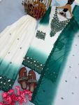 1FANCY DUAL TONE STAR GEORGETTE EMBROIDERY THREAD WORK TOP PALAZZO WITH DUPATTA FESTIVE WEAR WHOLESALE PRICE ETHNIC GARMENT (14)