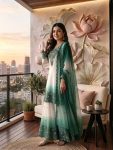 1FANCY DUAL TONE STAR GEORGETTE EMBROIDERY THREAD WORK TOP PALAZZO WITH DUPATTA FESTIVE WEAR WHOLESALE PRICE ETHNIC GARMENT (14)