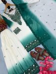 1FANCY DUAL TONE STAR GEORGETTE EMBROIDERY THREAD WORK TOP PALAZZO WITH DUPATTA FESTIVE WEAR WHOLESALE PRICE ETHNIC GARMENT (14)