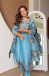 1MODERN GMC SILK EMBROIDERY WORK TOP BOTTOM WITH DUPATTA FESTIVAL WEAR WHOLESALE PRICE ETHNIC GARMENT (22)