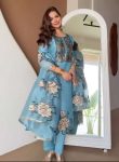 1MODERN GMC SILK EMBROIDERY WORK TOP BOTTOM WITH DUPATTA FESTIVAL WEAR WHOLESALE PRICE ETHNIC GARMENT (22)